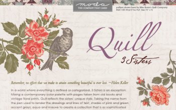 Коллекция тканей «Quill» создана специально для Вас в Японии!